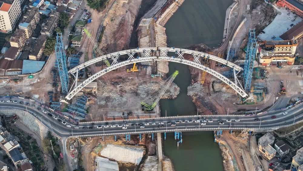 这是2025年2月4日拍摄的广西平陆运河建设工地现场。.jpg 这是2025年2月4日拍摄的广西平陆运河建设工地现场。.jpg