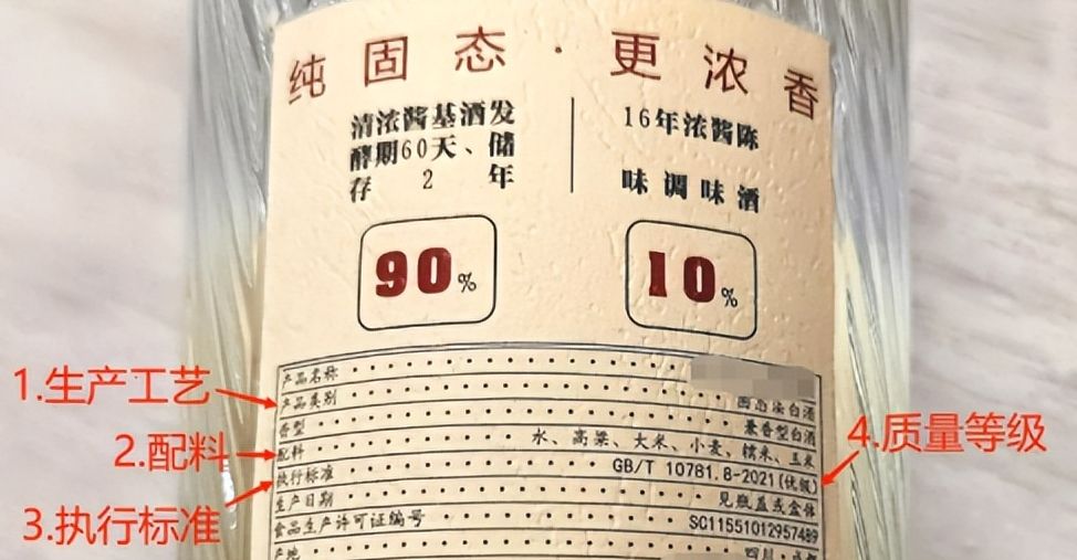 执行标准号写Q/开头，这瓶酒连国标都没达到